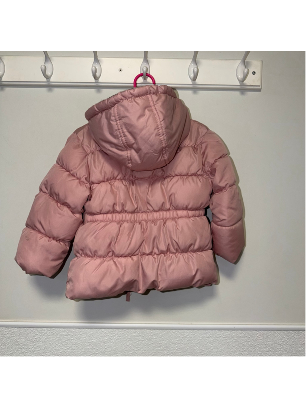 Baby Platinum Puffer Jacket 24 Months Pink Leopard Print - Picture 5 of 10